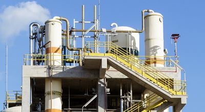 The chlorine dioxide production unit at our Imperatriz Chemical Island