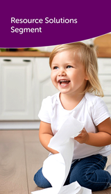 Child playing with paper